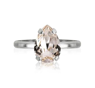 Caroline Svedbom Petite Drop sormus crystal rhodium