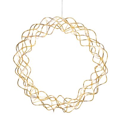Star Trading Curly kranssi LED-valoilla 30 cm Messinki | Alk. 25,90 €