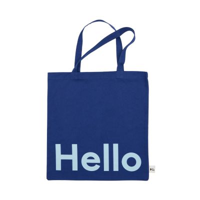 Design Letters Design Letters Tote bag -laukku Hello-tummansininen | Alk. 21,60 €