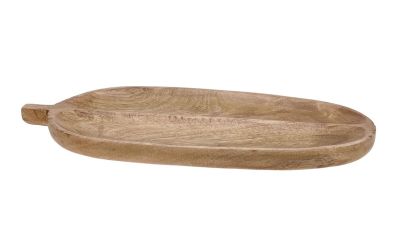 Ei brändiä Pinja lehti tarjotin 40x18 cm mangopuu | Alk. 17,90 €
