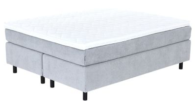 Unia kulta jenkkisänkypaketti 180x200 L v.harmaa, Unia Pronssi 5cm, Pyöreä musta | Alk. 1 699,00 €