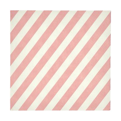 Muurla Check & Stripes paperinenäliina 25x25 cm 20-pack Beige | Alk. 2,70 €