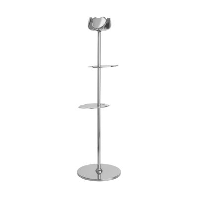 Hilke Collection Ninfea Alta kynttilänjalka 35 cm Nikkelöity messinki. | Alk. 127,00 €