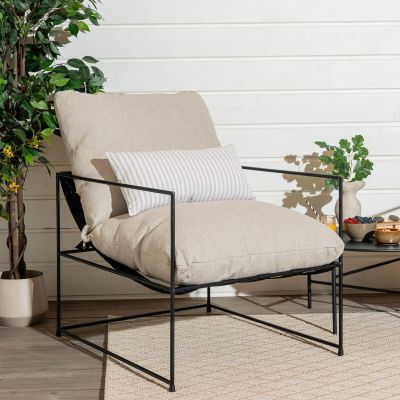 Veke Siro nojatuoli musta/hiekka, kuvausmalli