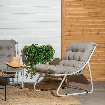 Veke Laakso nojatuoli greige/hiekka, kuvausmalli | Alk. 279,00 €