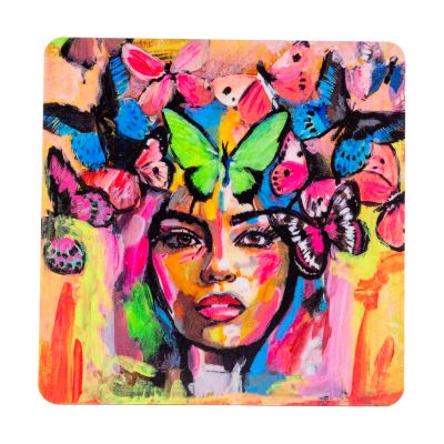 Carolina Gynning Coming back to life lasinalunen 9x9 cm Monivärinen | Alk. 9,00 €
