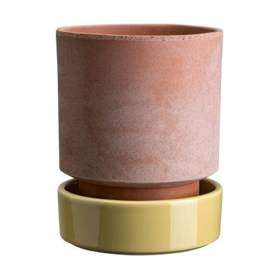 Bergs Potter Hoff ruukku Ø14 cm, Raw Rosa-Pale Yellow