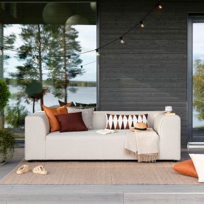 Veke Huuma 3-istuttava sohva vaalea beige, messumalli