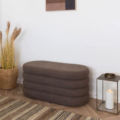 House Nordic Dartford rahi/penkki säilytystilalla ruskea HN1238, messumalli