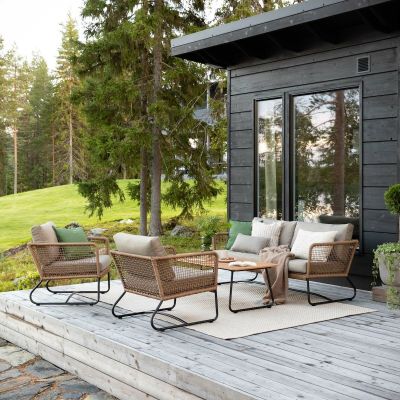 Mooda Silmu sohvaryhmä ruskea, messumalli