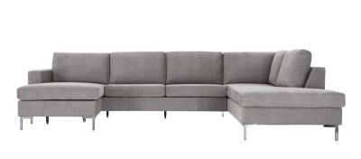 Veke Toronto u-kulmasohva oikea, kitti Storm 09, jalka kromi