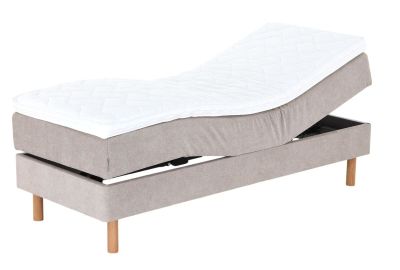 Unia kulta moottorisänkypaketti 90x200 XL beige, Unia muoto 9cm, Pyöreä öljytty