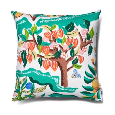 Classic Collection Tyynynpäällinen Botanical Cherry 50x50 cm White | Alk. 26,00 €