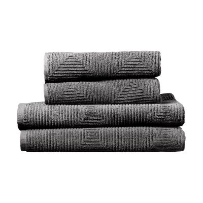 FDB Møbler R33 Kirkeby pyyhesetti 4 osaa Granite gray | Alk. 89,10 €