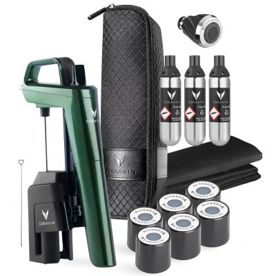 Coravin Timeless Six+ viininsäilytysjärjestelmä S/10, tummanvihreä | Alk. 295,00 €