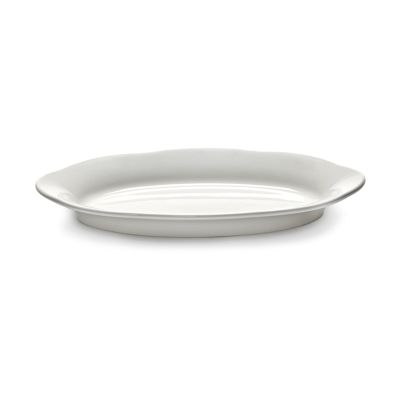 Serax Silhouette ovaali syvä lautanen S 10x18,5 cm White | Alk. 14,00 €