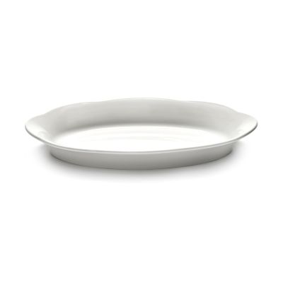 Serax Silhouette ovaali syvä lautanen M 15x24,5 cm White | Alk. 22,50 €