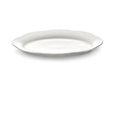 Serax Silhouette ovaali syvä lautanen L 21x30 cm White | Alk. 37,00 €