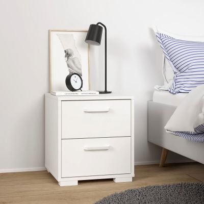 Tvilum Sofia yöpöytä 2-laatikolla valkoinen | Alk. 69,00 €