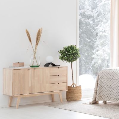 Kiteen Notte senkki 120x36x75 cm koivu/lakattu, asiakaspalautus