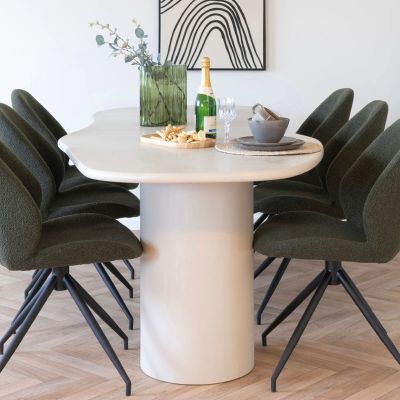 House Nordic Maranola ruokapöytä 240x96 cm vaaleanharmaa | Alk. 1 095,00 €