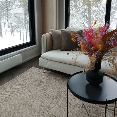 Mattokymppi Onda nukkamatto 133x190 cm beige