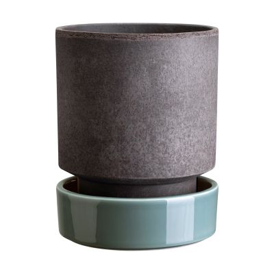 Bergs Potter Hoff ruukku Ø16 cm, Raw Grey-Misty Blue | Alk. 38,90 €