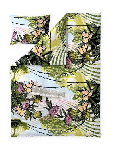 Vallila Ilosaarirock-pussilakanasetti