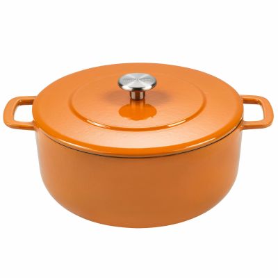 Combekk Valurautapata, emaloitu, 24 cm, oranssi | Alk. 65,00 €