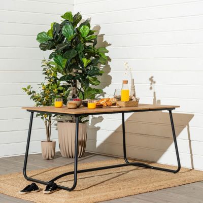 Mooda Silmu ruokapöytä 150x90 cm ruskea