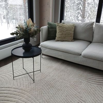 Mattokymppi Onda nukkamatto 200x280 cm luonnonvalkoinen | Alk. 159,00 €