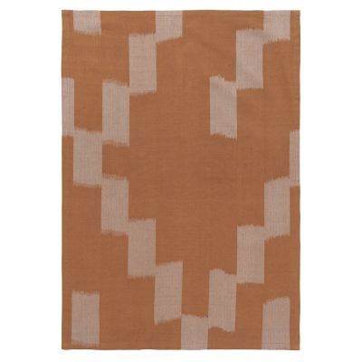 Ferm Living, Ikat Teepyyhe - Terracotta/Mist Blue | Alk. 24,00 €