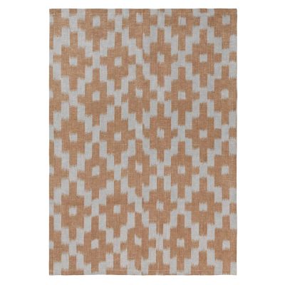 Ferm Living, Ikat Teepyyhe - Mist Blue/Terracotta | Alk. 24,00 €