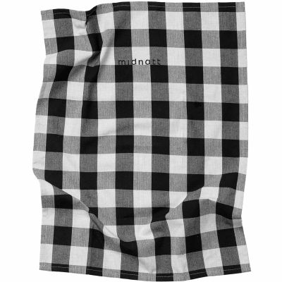 Midnatt Keittiöpyyhe, mustavalkoinen ruudullinen | Alk. 15,00 €