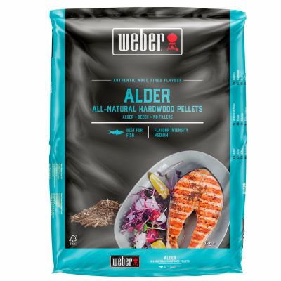 Weber Puupelletit – Leppä 8 kg | Alk. 25,00 €