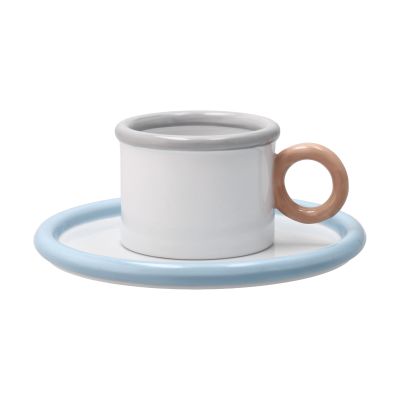 Scandi Living Chunky kuppi ja lautanen Sininen-harmaa | Alk. 26,90 €