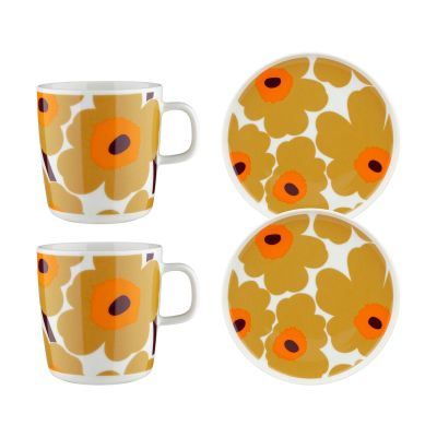 Marimekko Unikko aamiaissetti Beige