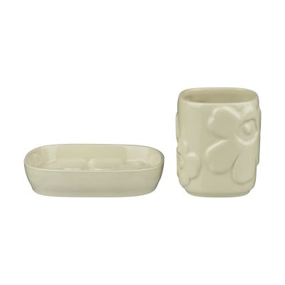 Marimekko Unikko kylpyhuonesetti 2 osaa Beige | Alk. 44,00 €
