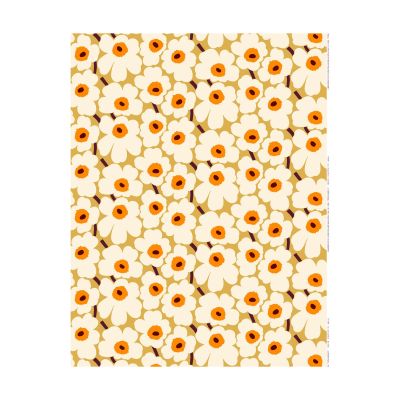 Marimekko Pieni Unikko kangas puuvilla Beige