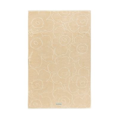 Marimekko Piirto Unikko kylpypyyhe 100x160 cm Beige | Alk. 67,00 €