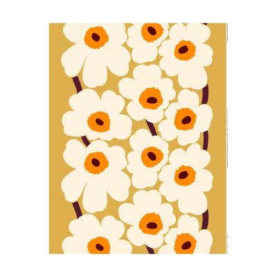 Marimekko Unikko kangas Beige