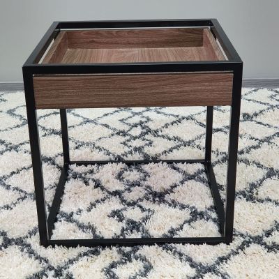 Tenstar Nevada kolo sohvapöytä 50x50 cm ruskea | Alk. 148,00 €