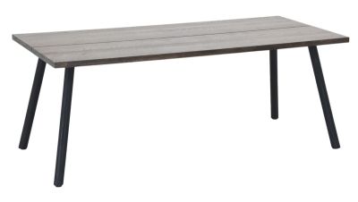 Veke Veini tammi lankkupöytä 195x90 cm savutammi/musta | Alk. 799,00 €