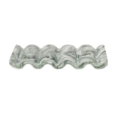 Ferm Living, Mist Soap Dish - Emerald Off-white