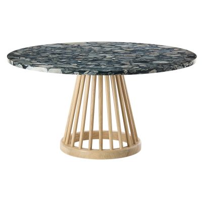 Tom Dixon, Fan Table Natural Stone Top 90cm/36in Pebble | Alk. 2 920,00 €