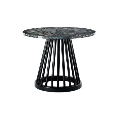 Tom Dixon, Fan-pöytä musta kivikansi 60 cm pebble | Alk. 1 745,00 €