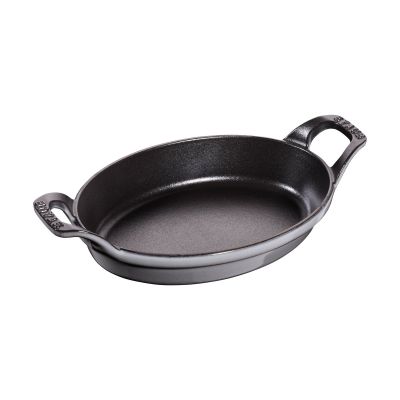 STAUB Staub ovaali uunivuoka valurauta 21 cm Grafiitinharmaa | Alk. 55,65 €