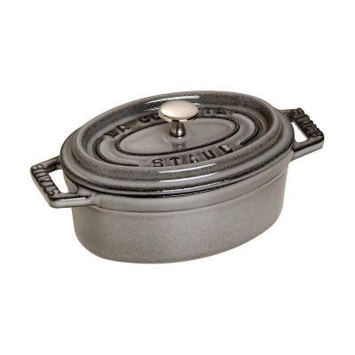 STAUB Staub La Cocotte ovaali minipata valurauta 0,25 L Grafiitinharmaa | Alk. 55,00 €