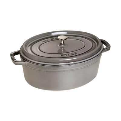 STAUB Staub La Cocotte ovaali pata valurauta 6,7 L Grafiitinharmaa | Alk. 241,00 €