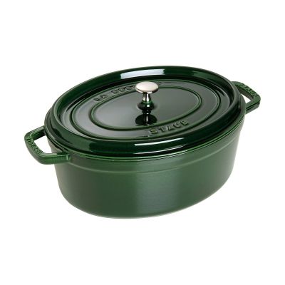 STAUB Staub La Cocotte ovaali pata valurauta 6,7 L Basilikanvihreä | Alk. 292,00 €